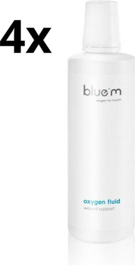 Bluem 4x Oxygen Fluid Mondwater 500ml Voordeelverpakking