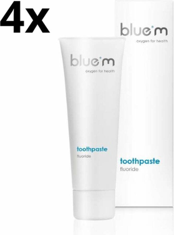 Bluem 4x Tandpasta Perio Care Fluoride 75 ml Voordeelverpakking