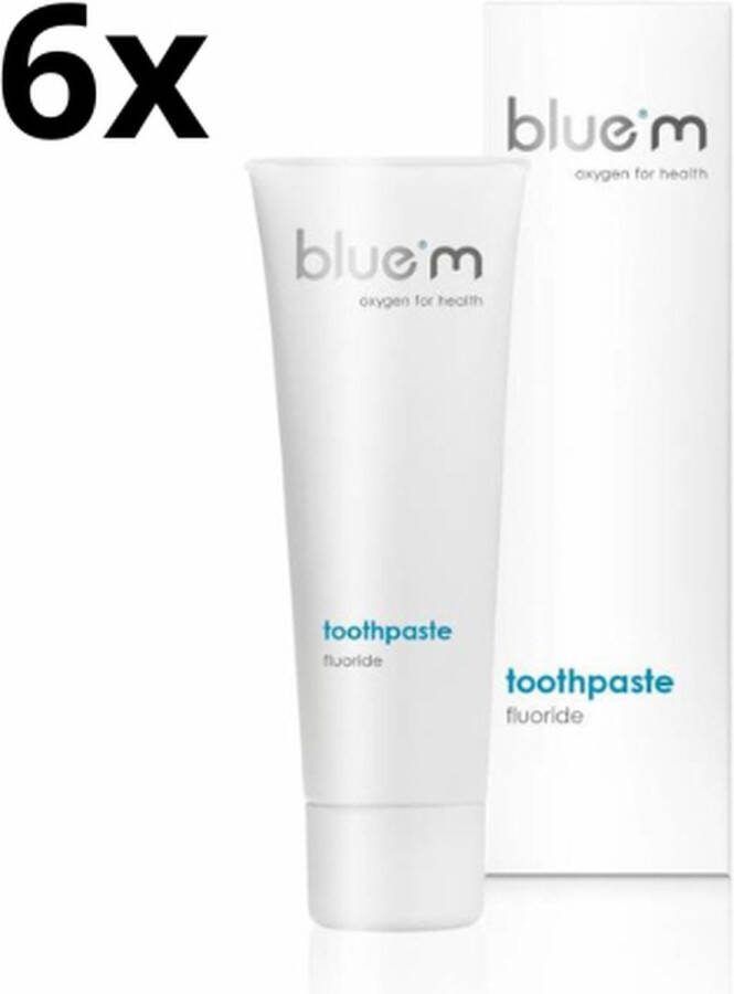 Bluem 6x Tandpasta Perio Care Fluoride 75 ml Voordeelverpakking