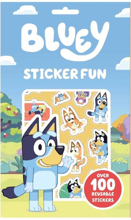 Bluey Kinder Stickerboek Meer dan 100 Grote Stickers 3+ Jaar