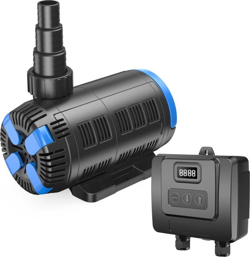 BluGarda BluFlow 15.000 Regelbare vijverpomp voor in vijver Inclusief controller