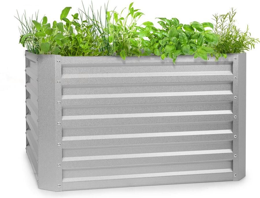 Blumfeldt Blum High Grow Straight verhoogde kweekbak 100x60x100cm 600l staal