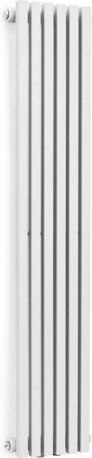 Blumfeldt Delgado Verwarming 120 x 25 Buisverwarming 6 Verticale ribbels ½ midden- of zij-aansluiting wandinstallatie 508 W max. 70 °C 10 1 bar 4 10 m² Wit