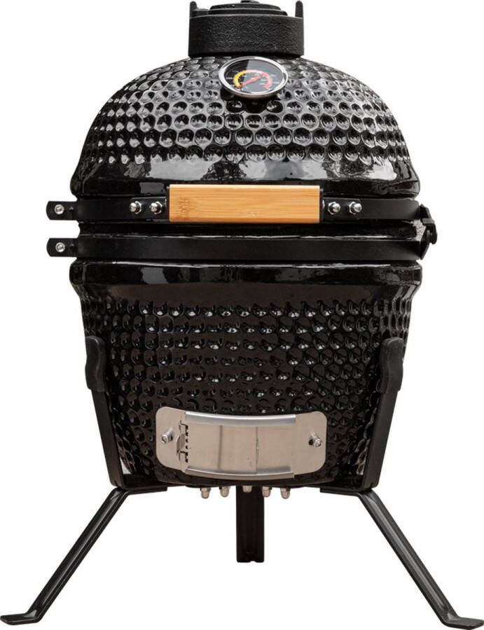 BluMill Kamado BBQ Egg Kamado 13 Inch Houtskoolbarbecues Zwart Ø 27cm