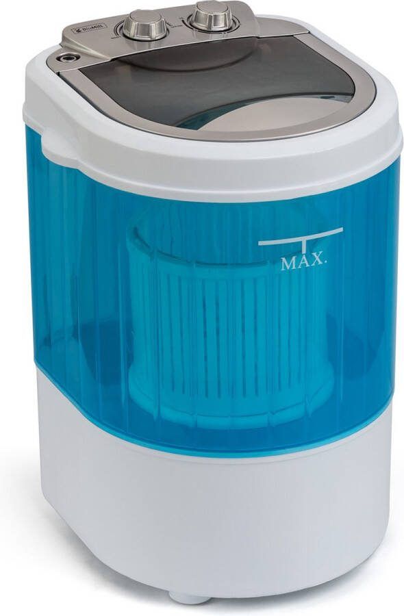 BluMill Mini Wasmachine met Centrifuge Compact Camping Wasmachine Duurzame Keuze