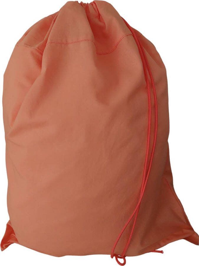 Bluvardi Katoenen waszak -XL met trekkoord oranje