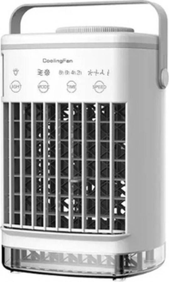 Blyx Aircooler Luchtkoeler Ventilator Aircooler met Water Air Conditioner Tafelventilator Cooler Zonder afvoerslang Luchtbevochtiger Draagbaar Koel Opties Luchtcooler Energiezuinig Wit