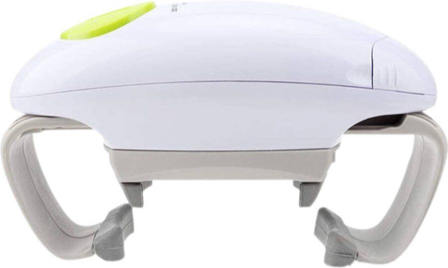Blyx Elektrische Blikopener Automatische Blikopener Keuken gereedschap Huishoudelijk Senioren 7x4CM Wit met groen