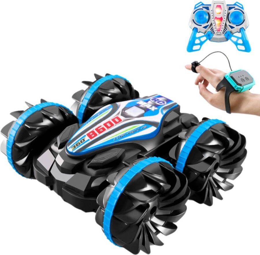 Blyx Race Auto Afstandbestuurbaar – Waterdicht – Race auto voor Buiten Bestuurbare Auto voor Jongens en Meisjes Blauw