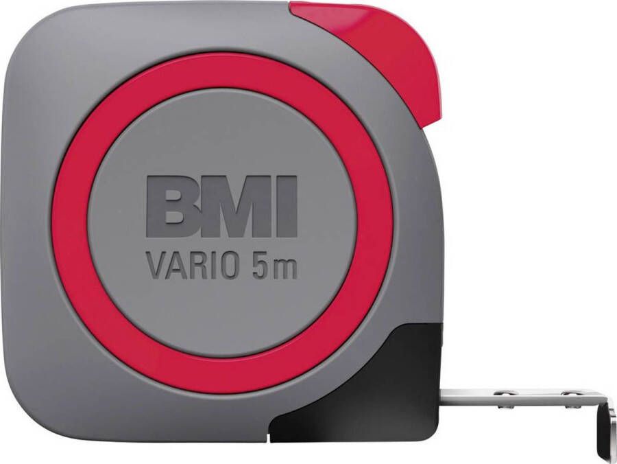 BMI Taschenbandmaß VARIO 5m EG1 Bandbreite 16mm ABS-Kunstst. 411541820-EGI Rolmaat 5 m Staal