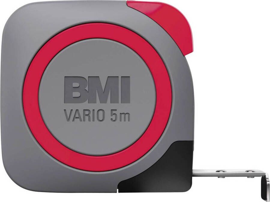 BMI Taschenbandmaß VARIO 8m EG1 Bandbreite 19mm ABS-Kunstst. 411841820-EGI Rolmaat 8 m Staal