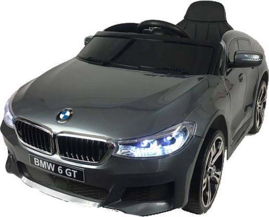 BMW 6 GT Leder zitje Rubberen banden Kinder Accu Auto! Elektrische Kinderauto Met afstandsbediening Kinderauto voor 1 tot 6 jaar