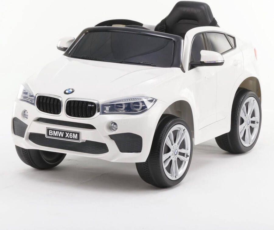BMW Elektrische Kinderauto X6M Wit 12V Met Afstandsbediening