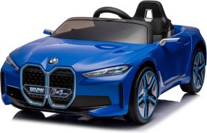 BMW i4 Kinderauto Blauw 12V