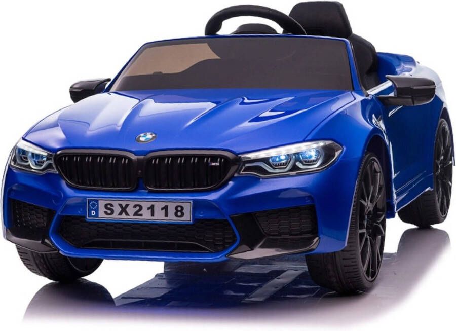 BMW Kars Toys M5 Elektrische Kinderauto Blauw Met Afstandsbediening