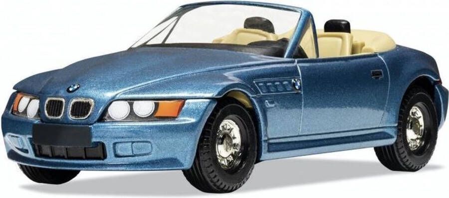 BMW Modelauto Z3 James Bond films 11 x 5 x 4 cm blauw Schaal 1:36 Speelgoedauto Miniatuurauto Bekende auto Filmauto