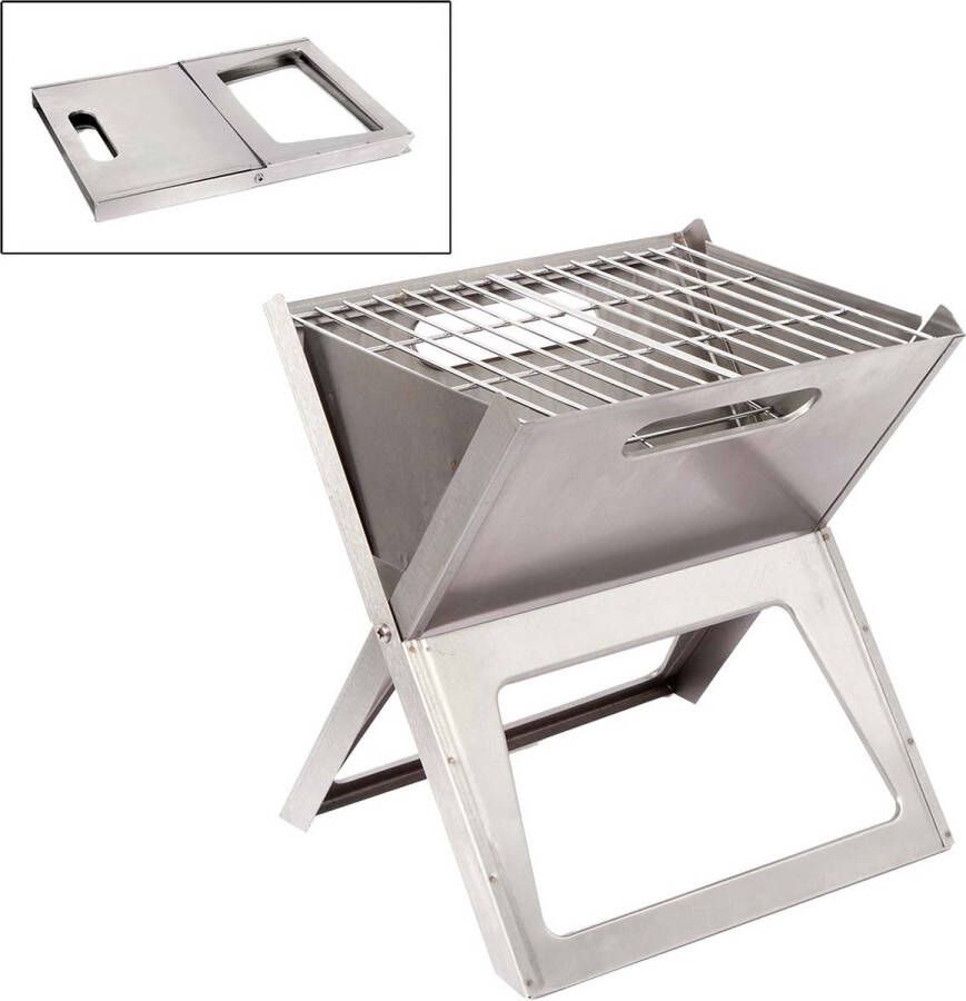 Bo-Camp Barbecue Notebook Compact Houtskool Rvs