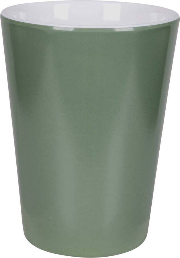 Bo-Camp Beker Two-Tone Melamine 4 Stuks Groen