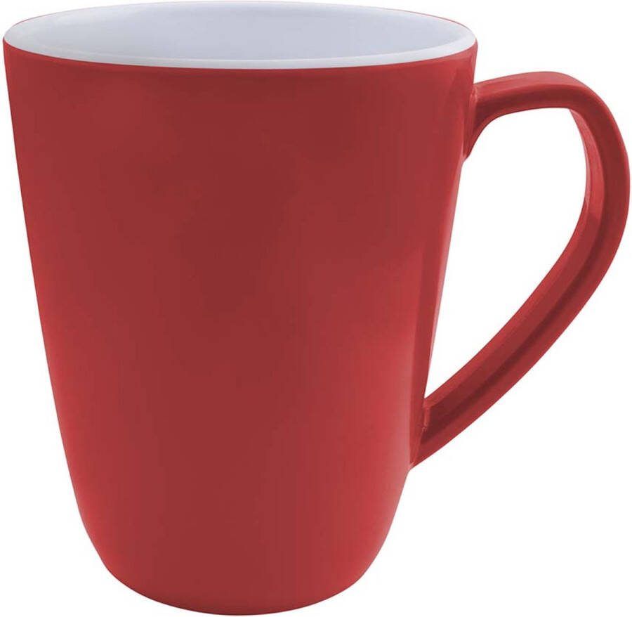 Bo-Camp Mok L Two-tone Melamine 4 Stuks Rood