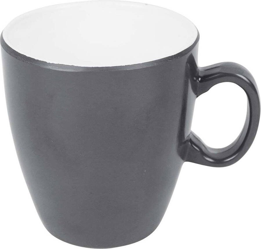 Bo-Camp Mok Two-Tone Melamine 4 Stuks Grijs