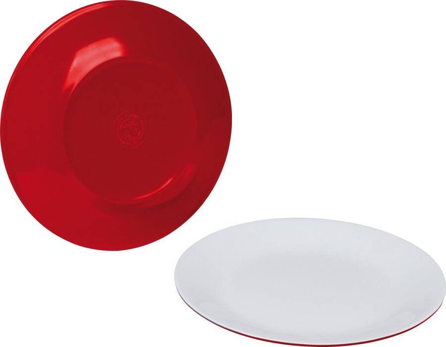Bo-Camp Ontbijtbord Two-tone 4 Stuks