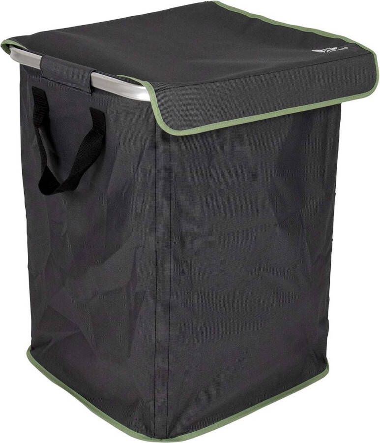 Bo-Camp Waszak met Deksel XL 45 x 45 x 60 cm zwart