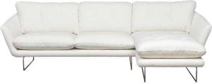 Bo Lundgren Loungebank Kuddar chaise longue rechts | stof Alpine Ivory wit 101 | 2 71 x 1 60 mtr breed