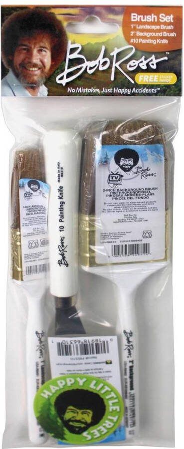 Bob Ross No Mistakes Just Happy Accidents kwastenset R6600
