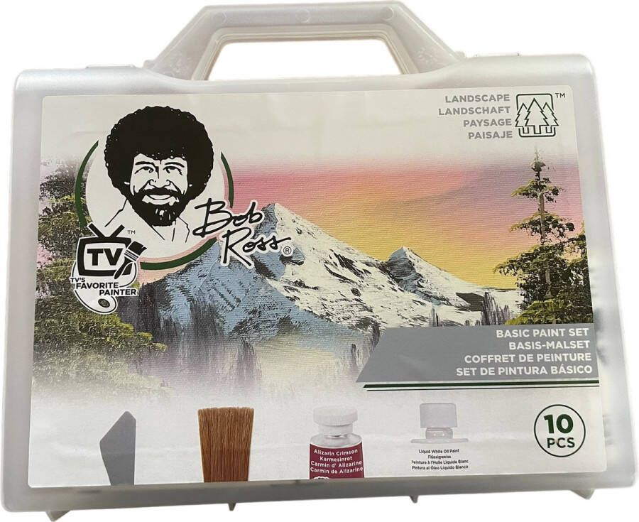 Bob Ross Starter Pakket Landschappen- Basic Paint Set Schilderset 10 Delig