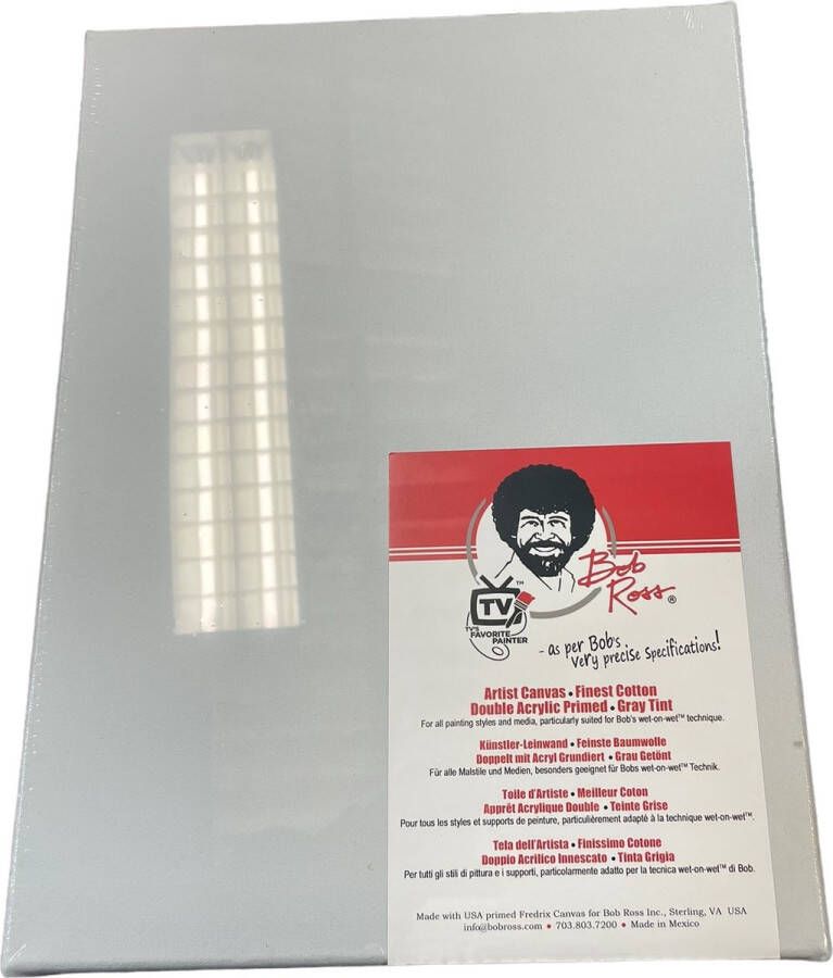 Bob Ross str. canvasdoek 45 x 60 cm