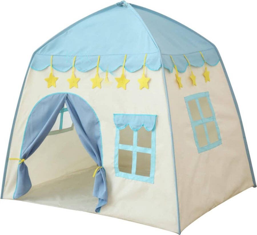 Bobbel Home Ruime Speeltent Voor binnen en buiten Blauw & Wit