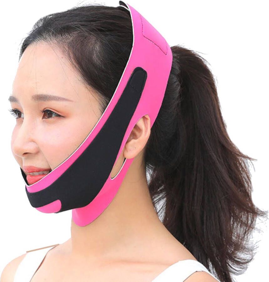 Bobbels & Putten Afslankband onderkin gezichtsmasker voor het verminderen van de onderkin of dubbele kin- face slimmer