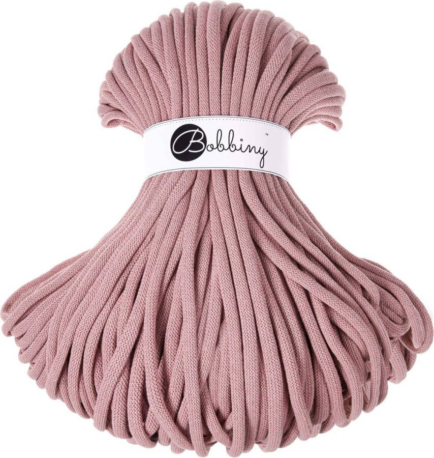 Bobbiny Jumbo braided cord 9 mm Blush