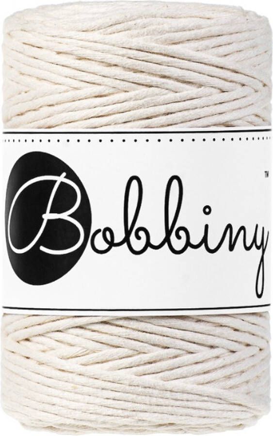 Bobbiny Macramé 1.5mm Natural Klos 100 meter