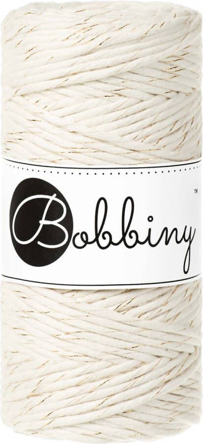 Bobbiny Macrame 3 mm Golden natural