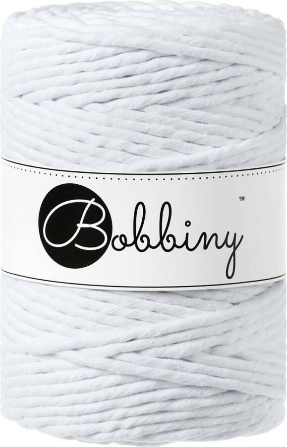 Bobbiny Macrame 5 mm White