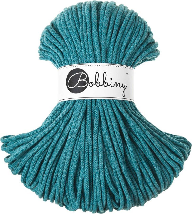 Bobbiny Premium braided cord 5 mm Teal