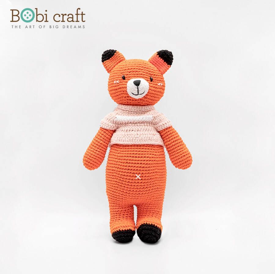 Bobi craft The Chubby Foxxie Knuffel vos 38cm