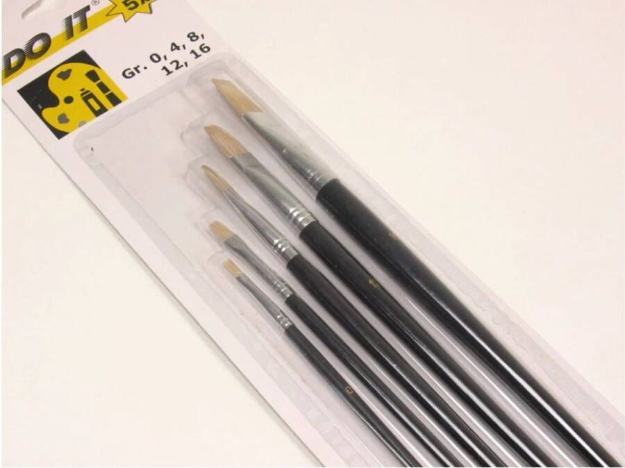 BoBrush NV 5 Aquarel penselen 0 4 8 12 16