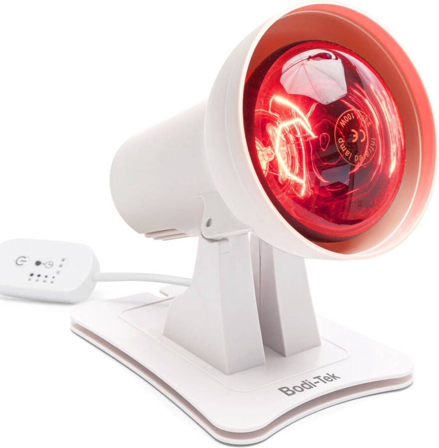 Bodi-Tek BT-LAMH infraroodlamp 150 watt timer 4 warmtestanden verstelbare hoek