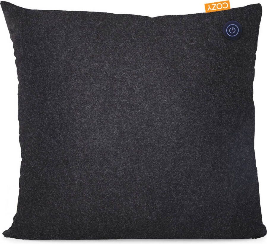 Bodi-Tek Cozy warmtekussen Una Duurzaam & Draadloos Infrarood 45x45 cm Black Grote Batterij