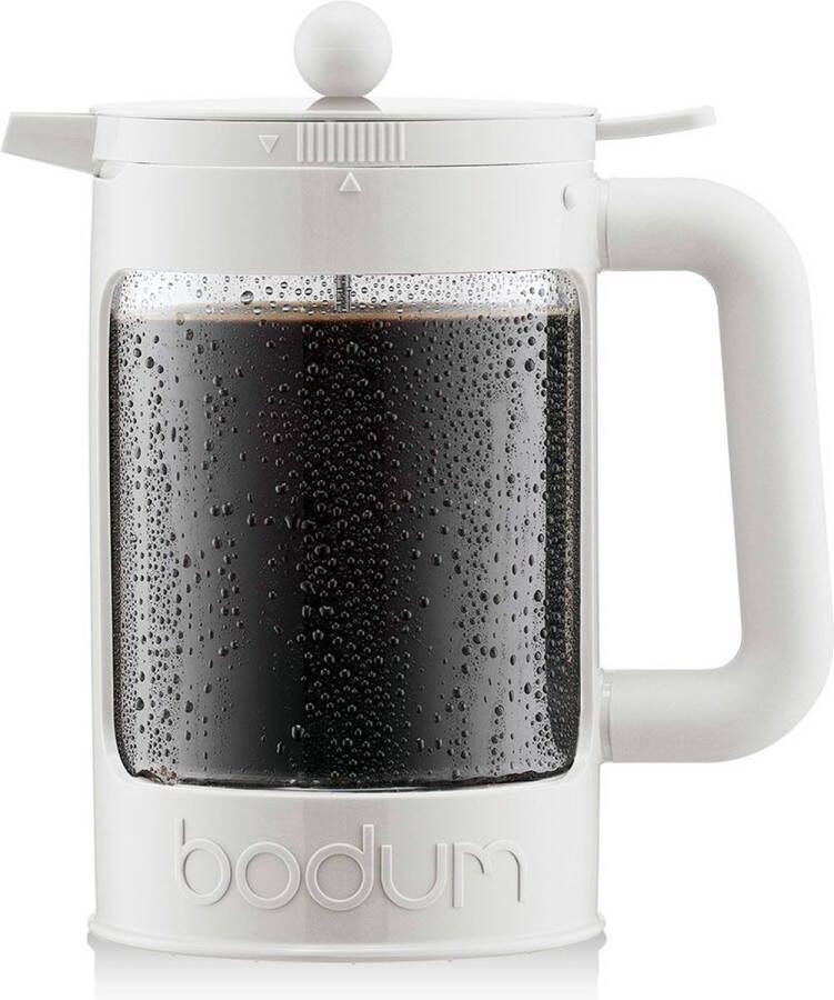 Bodum Bean Cafetière voor ijskoffie 1.5 l 12 kops met Vergrendeling Deksel