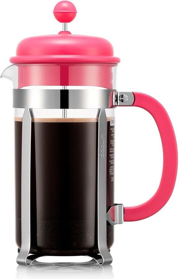 Bodum Tritan French Press Cafetière Kunststof 8 kops Bubblegum 1L