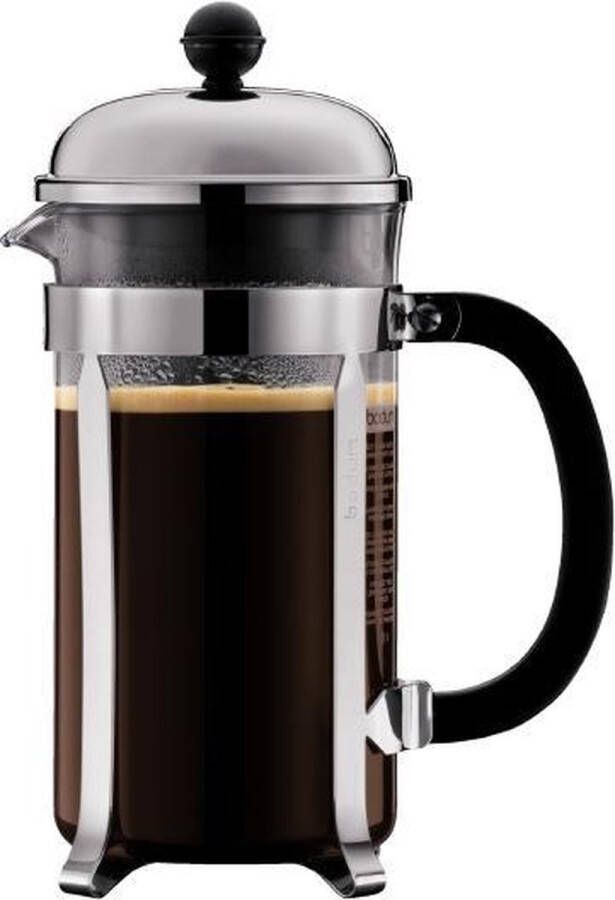 Bodum Chambord French Press Cafetière RVS 1 l 8 kops