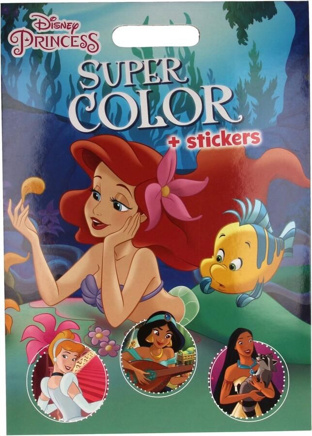 Boek specials nederland bv Walt Disney Super Color Kleurboek Prinses