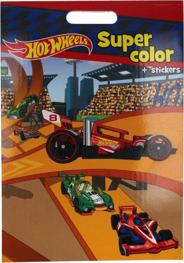 Boek specials nederland bv Super Color Kleurboek Hot Wheels