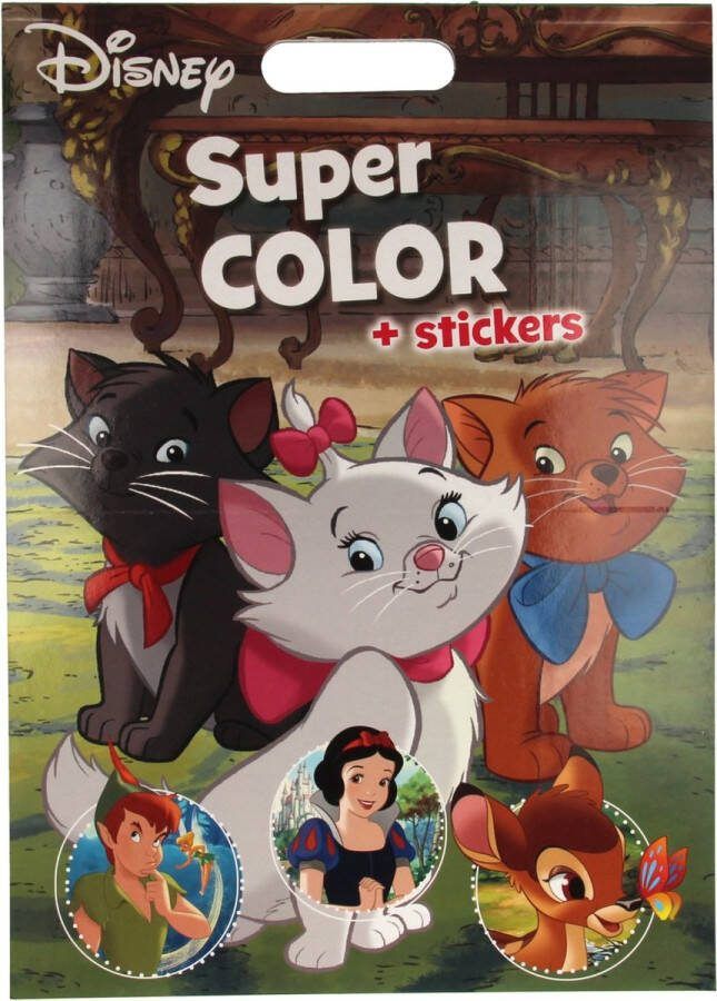 Boek specials nederland bv Walt Disney Super Color Kleurboek Filmstars