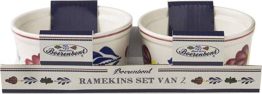 Boerenbont Ramekin 9 5cm pak a 2 stuks servies