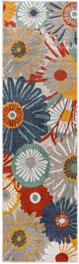 Boho&me Balkonkleed bloemen Verano multi 66x230 cm