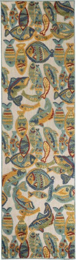 Boho&me Balkonkleed visjes Verano multi 66x230 cm